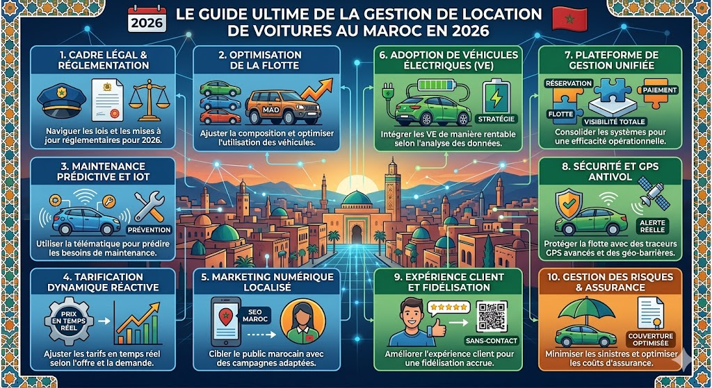 Le Guide Ultime de la Gestion de Location de Voitures au Maroc en 2026