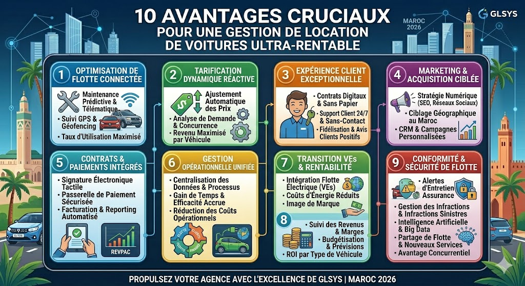 Expertise en gestion de location de voitures au Maroc