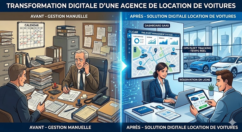 Solution digitale location de voitures : accélérez la transformation de votre agence