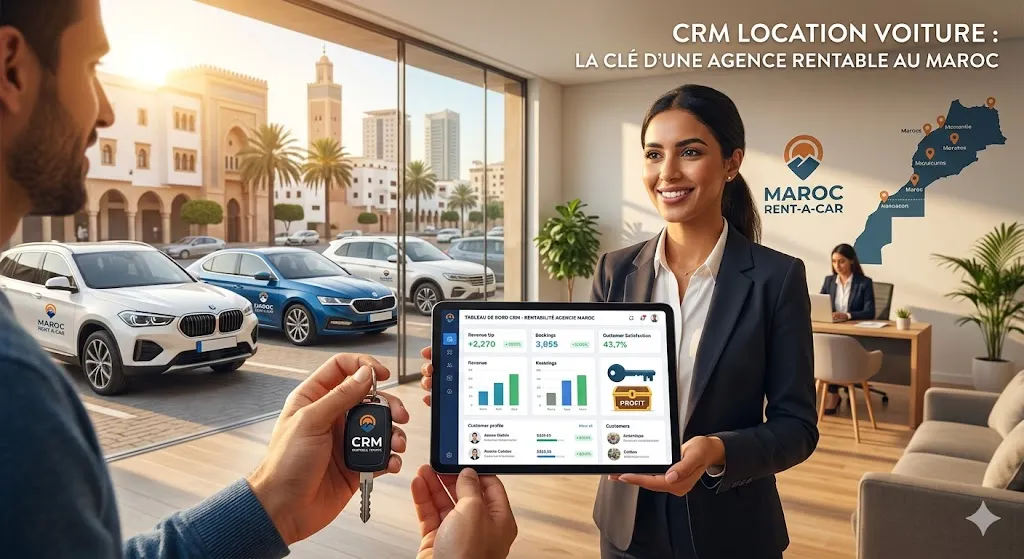CRM Location Voiture : La Clé d’une Agence Rentable au Maroc